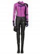 TV Drama Hawkeye Female Version Hawkeye Kate Bishop Battle Suit Halloween Cosplay Costume Purple Bottoming Top