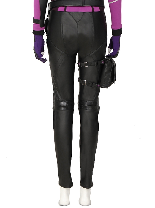 TV Drama Hawkeye Female Version Hawkeye Kate Bishop Battle Suit Halloween Cosplay Costume Black Trousers
