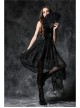 Victorian Retro Royal Black Lace Gothic Lolita Fan