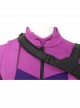 TV Drama Hawkeye Female Version Hawkeye Kate Bishop Battle Suit Halloween Cosplay Costume Purple Vest