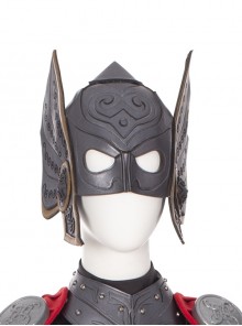 Comics Female Thor Jane Foster Battle Suit Halloween Cosplay Refined Version Accessories Helmet