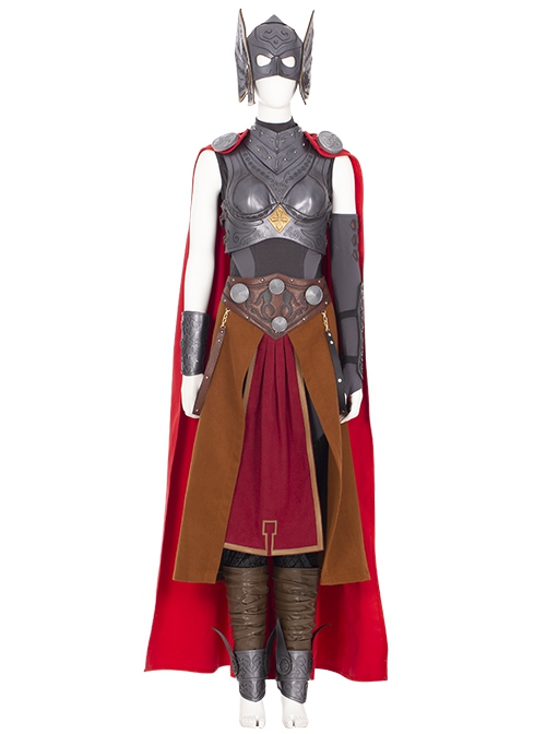 Comics Female Thor Jane Foster Battle Suit Halloween Cosplay Refined Version Accessories Helmet