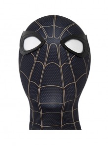 Spider-Man No Way Home Spider-Man Black Battle Suit Halloween Cosplay Accessories Black Mask