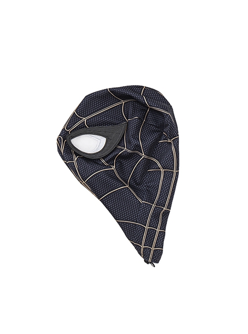 Spider-Man No Way Home Spider-Man Black Battle Suit Halloween Cosplay Accessories Black Mask
