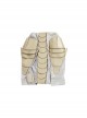 Eternals Thena Beige Battle Suit Halloween Cosplay Costume Gray Bodysuit