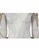 Eternals Thena Beige Battle Suit Halloween Cosplay Costume Gray Bodysuit