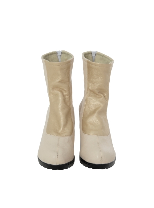Eternals Thena Beige Battle Suit Halloween Cosplay Accessories Golden High Heel Boots