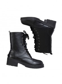 Biohazard Resident Evil Infinite Darkness Claire Redfield Halloween Cosplay Accessories Black Boots