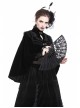 Elegant Black Lace Gothic Lolita Fan