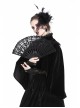 Elegant Black Lace Gothic Lolita Fan