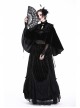 Elegant Black Lace Gothic Lolita Fan