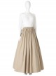 Sony Music Film Cinderella Halloween Cosplay Costume White Bottoming Top
