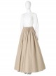 Sony Music Film Cinderella Halloween Cosplay Costume White Bottoming Top
