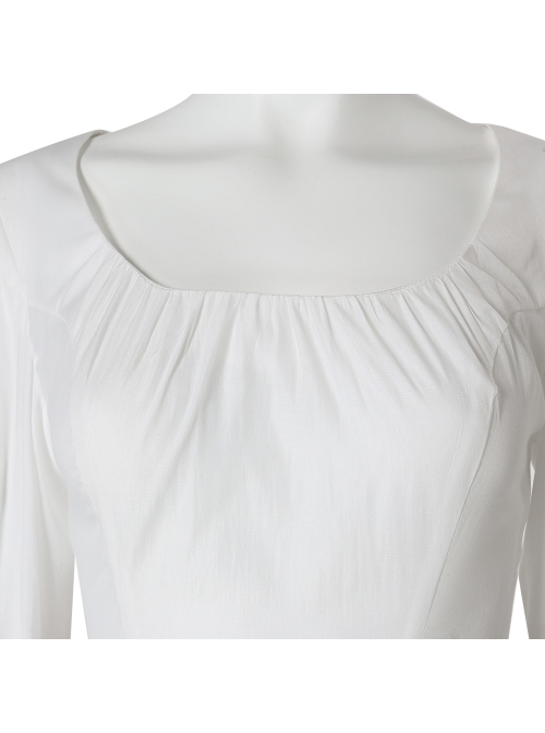Sony Music Film Cinderella Halloween Cosplay Costume White Bottoming Top