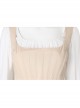 Sony Music Film Cinderella Halloween Cosplay Costume Beige Fishbone Corset Vest