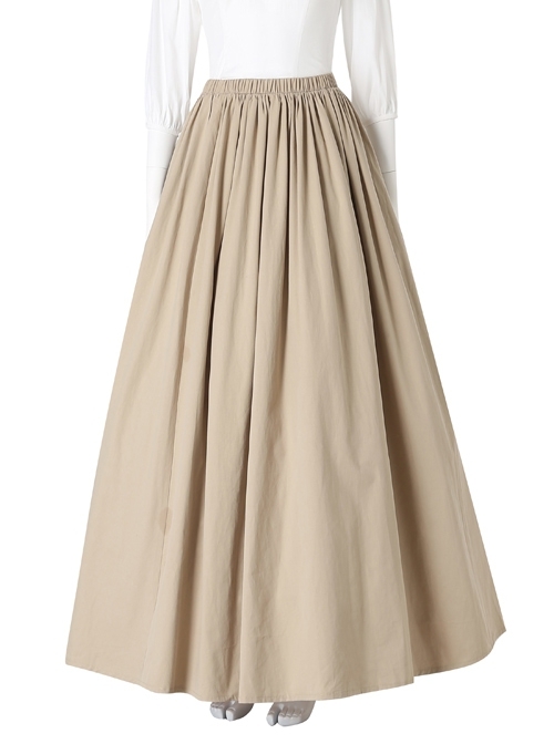 Sony Music Film Cinderella Halloween Cosplay Costume Beige Long Skirt