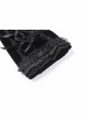 Black Velvet Lace-up Gothic Elegant Long Gloves