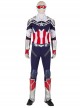 The Falcon And The Winter Soldier Captain America Falcon Sam Wilson Knitting Version Halloween Cosplay Costume Bottoming Top