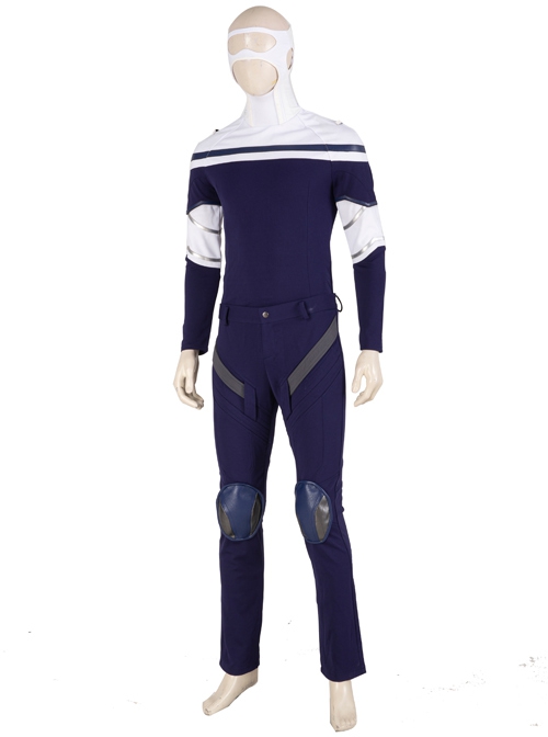 The Falcon And The Winter Soldier Captain America Falcon Sam Wilson Knitting Version Halloween Cosplay Costume Blue Pants