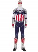 The Falcon And The Winter Soldier Captain America Falcon Sam Wilson Knitting Version Halloween Cosplay Costume Blue Pants
