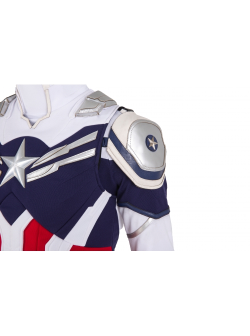 The Falcon And The Winter Soldier Captain America Falcon Sam Wilson Knitting Version Halloween Cosplay Costume Vest And Shoulder Armors