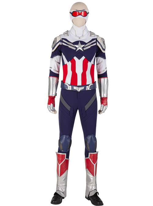 The Falcon And The Winter Soldier Captain America Falcon Sam Wilson Knitting Version Halloween Cosplay Accessories Eye Mask