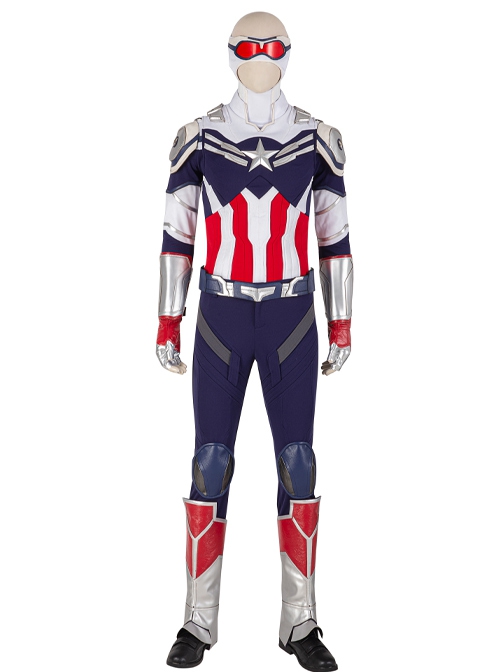 The Falcon And The Winter Soldier Captain America Falcon Sam Wilson Knitting Version Halloween Cosplay Accessories Black Short Boots