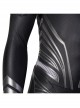 Zack Snyder's Justice League Superman Clark Kent Black Battle Suit Halloween Cosplay Costume Black Bodysuit