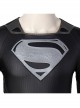 Zack Snyder's Justice League Superman Clark Kent Black Battle Suit Halloween Cosplay Costume Black Bodysuit