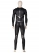 Zack Snyder's Justice League Superman Clark Kent Black Battle Suit Halloween Cosplay Costume Black Bodysuit