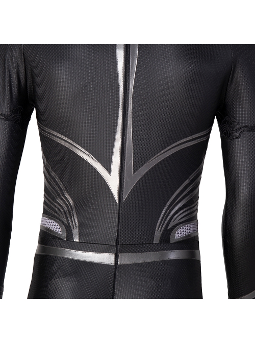 Zack Snyder's Justice League Superman Clark Kent Black Battle Suit Halloween Cosplay Costume Black Bodysuit