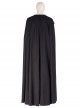 Zack Snyder's Justice League Superman Clark Kent Black Battle Suit Halloween Cosplay Costume Black Cloak