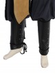 Mortal Kombat Devastation Scorpion Hanzo Hasashi Deluxe Version Halloween Cosplay Accessories Black Leg Guards