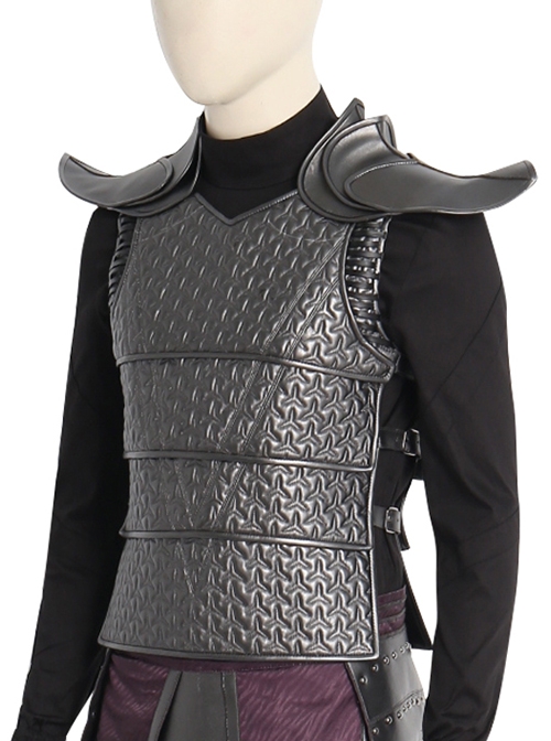 Mortal Kombat Devastation Sub-Zero Kuai Liang Halloween Cosplay Costume Dark Gray Vest