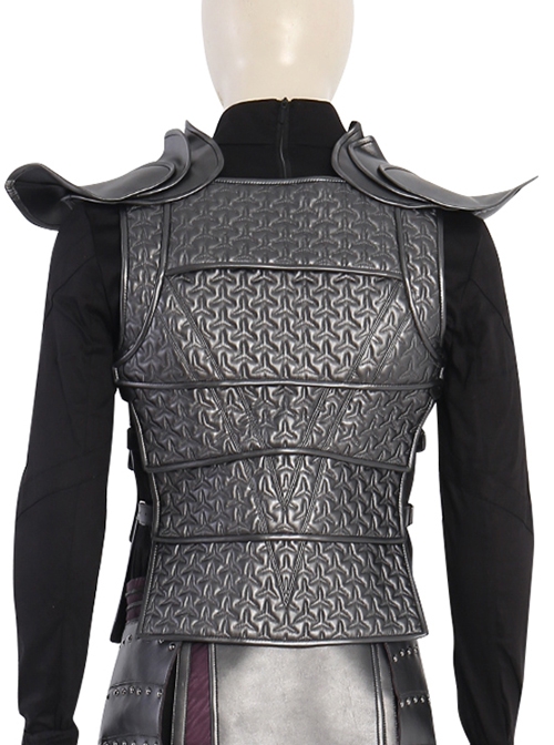 Mortal Kombat Devastation Sub-Zero Kuai Liang Halloween Cosplay Costume Dark Gray Vest
