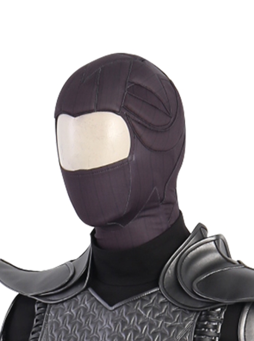 Mortal Kombat Devastation Sub-Zero Kuai Liang Halloween Cosplay Accessories Brown Headcover