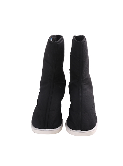 Mortal Kombat Devastation Sub-Zero Kuai Liang Halloween Cosplay Accessories Black Shoes