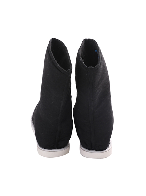 Mortal Kombat Devastation Sub-Zero Kuai Liang Halloween Cosplay Accessories Black Shoes