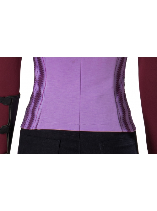 TV Drama Hawkeye Kate Bishop Purple Top Suit Halloween Cosplay Costume Purple Top