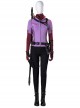 TV Drama Hawkeye Kate Bishop Purple Top Suit Halloween Cosplay Costume Purple Top
