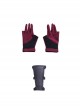 TV Drama Hawkeye Kate Bishop Purple Top Suit Halloween Cosplay Accessories Gloves And Wrist Guards
