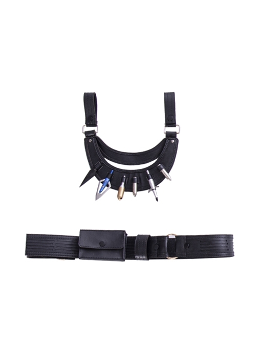 TV Drama Hawkeye Kate Bishop Purple Top Suit Halloween Cosplay Accessories Belt Components