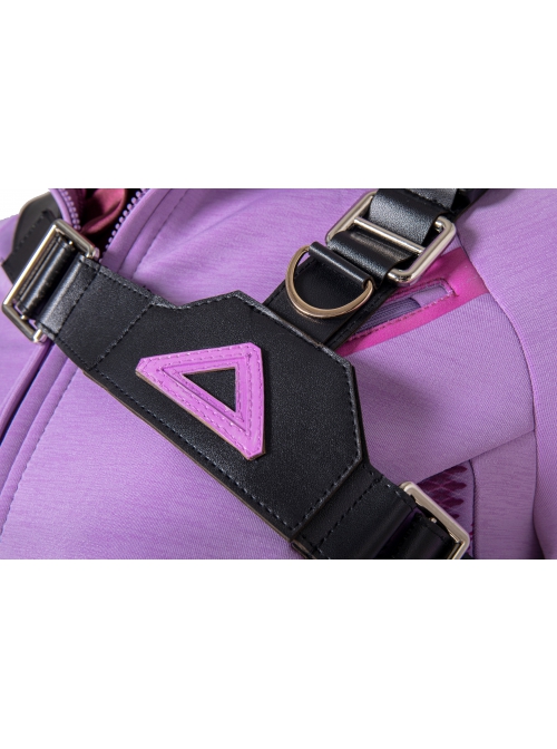 TV Drama Hawkeye Kate Bishop Purple Top Suit Halloween Cosplay Accessories Back Straps Components