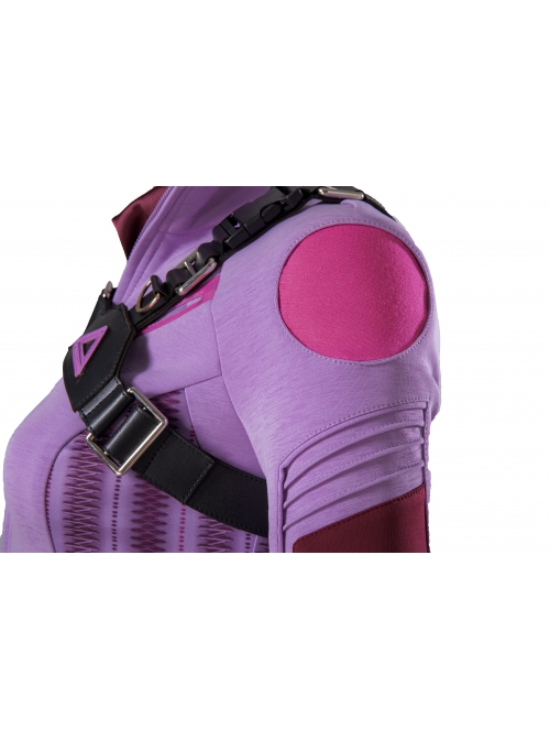 TV Drama Hawkeye Kate Bishop Purple Top Suit Halloween Cosplay Accessories Back Straps Components