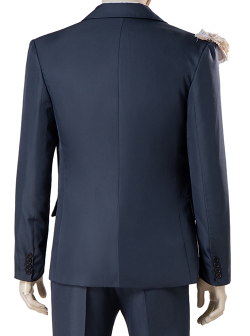 Loki Daily Clothing Navy Blue Suit Halloween Cosplay Costume Suit Jacket
