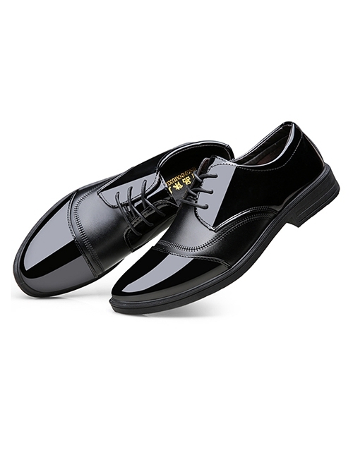 Loki Daily Clothing Navy Blue Suit Halloween Cosplay Accessories Black Leather Shoes