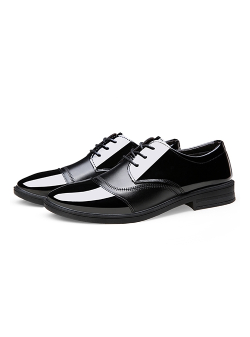 Loki Daily Clothing Navy Blue Suit Halloween Cosplay Accessories Black Leather Shoes