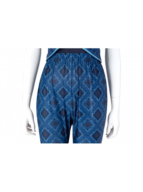 Raya And The Last Dragon Raya Childhood Clothes Halloween Cosplay Costume Blue Printing Pants