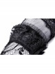 Black Sexy Lace Fingerless Tulle Gothic Lace Fishnet Gloves