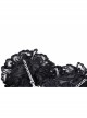 Gothic Chain Black Lace Lace Personality Hairpin Big Cross Tiara